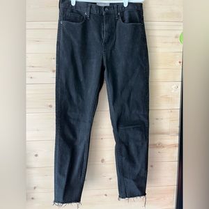 Everlane High Wasted Raw Hem Jeans Size 28